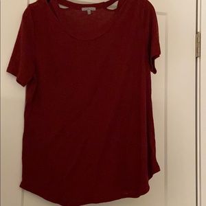 Charlotte Russe knitted short sleeve top